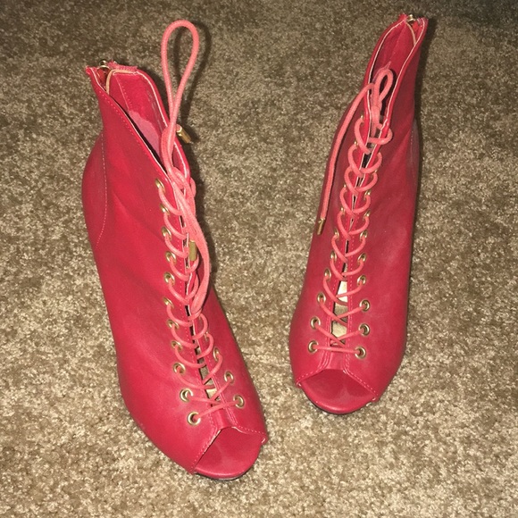 Dollhouse Shoes - Red Dollhouse Heels Dollhouse Shoes - Red Dollhouse Heels